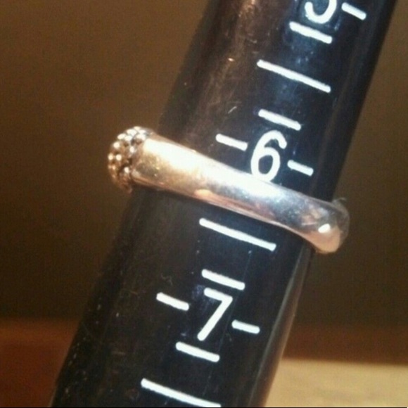 Sterling Silver real turquoise ring size 6.25 - Picture 4 of 5